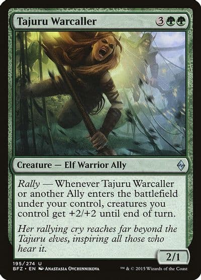 Tajuru Warcaller Battle for Zendikar Magic card
