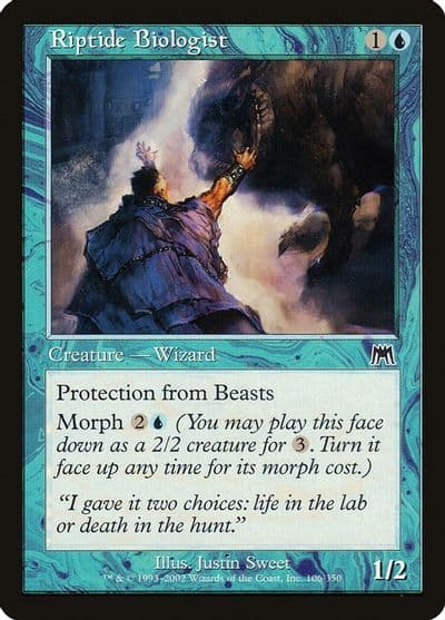 Riptide Biologist Onslaught Magic card