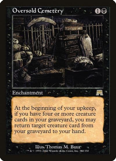 Oversold Cemetery Onslaught Magic card