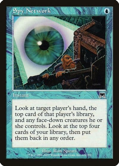 Spy Network Onslaught Magic card