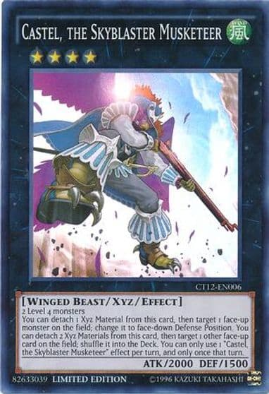 Castel the Skyblaster Musketeer 2015 Mega-Tins Yu-Gi-Oh! card