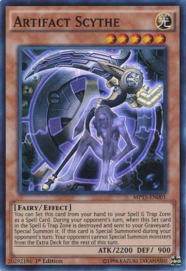 Artifact Scythe 2015 Mega-Tins Mega Pack Yu-Gi-Oh! card