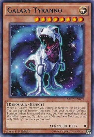 Galaxy Tyranno 2015 Mega-Tins Mega Pack Yu-Gi-Oh! card