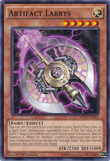 Artifact Labrys 2015 Mega-Tins Mega Pack Yu-Gi-Oh! card