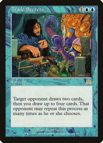 Trade Secrets Onslaught Magic card