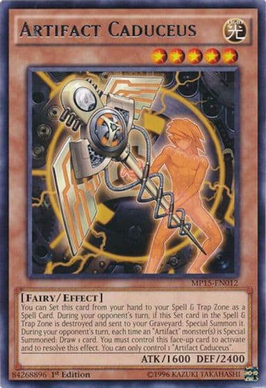 Artifact Caduceus 2015 Mega-Tins Mega Pack Yu-Gi-Oh! card