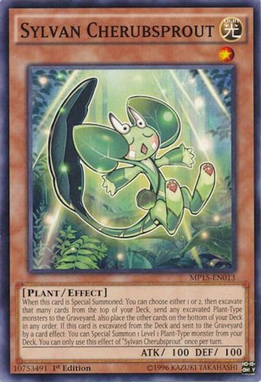 Sylvan Cherubsprout 2015 Mega-Tins Mega Pack Yu-Gi-Oh! card