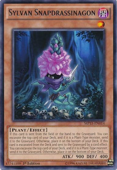 Sylvan Snapdrassinagon 2015 Mega-Tins Mega Pack Yu-Gi-Oh! card