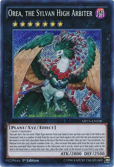Orea the Sylvan High Arbiter 2015 Mega-Tins Mega Pack Yu-Gi-Oh! card