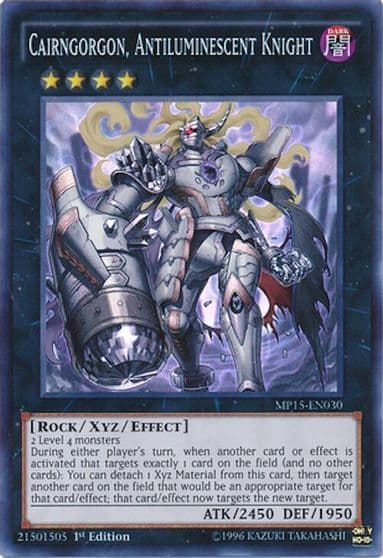 Cairngorgon Antiluminescent Knight 2015 Mega-Tins Mega Pack Yu-Gi-Oh! card
