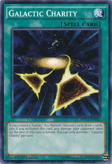 Galactic Charity 2015 Mega-Tins Mega Pack Yu-Gi-Oh! card