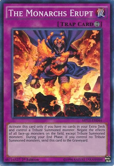 The Monarchs Erupt 2015 Mega-Tins Mega Pack Yu-Gi-Oh! card