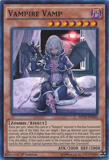 Vampire Vamp 2015 Mega-Tins Mega Pack Yu-Gi-Oh! card