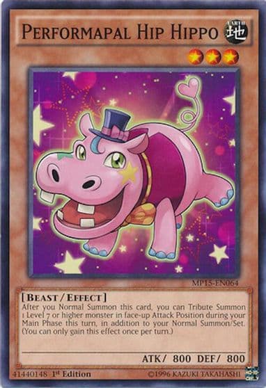 Performapal Hip Hippo 2015 Mega-Tins Mega Pack Yu-Gi-Oh! card