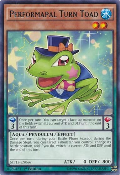 Performapal Turn Toad 2015 Mega-Tins Mega Pack Yu-Gi-Oh! card