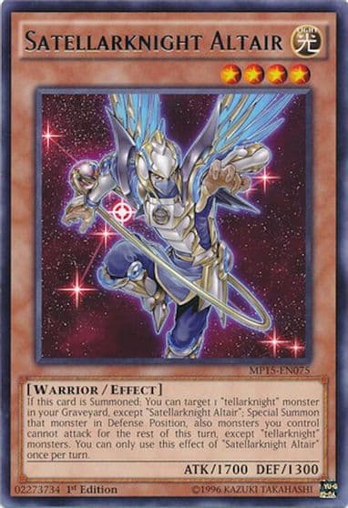 Satellarknight Altair 2015 Mega-Tins Mega Pack Yu-Gi-Oh! card