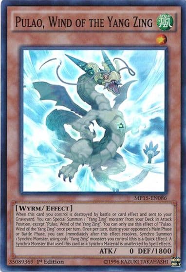 Pulao Wind of the Yang Zing 2015 Mega-Tins Mega Pack Yu-Gi-Oh! card