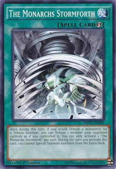 The Monarchs Stormforth 2015 Mega-Tins Mega Pack Yu-Gi-Oh! card