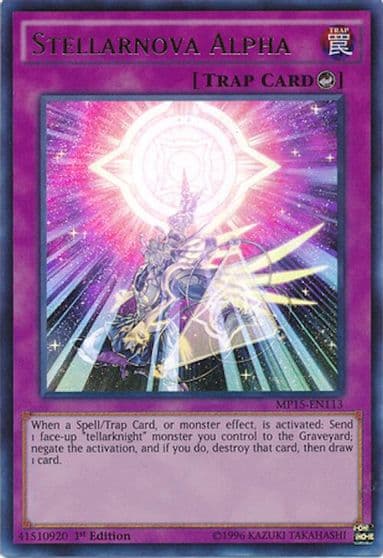 Stellarnova Alpha 2015 Mega-Tins Mega Pack Yu-Gi-Oh! card