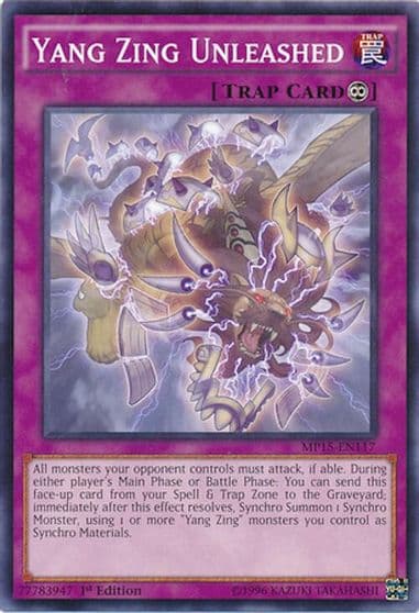 Yang Zing Unleashed 2015 Mega-Tins Mega Pack Yu-Gi-Oh! card