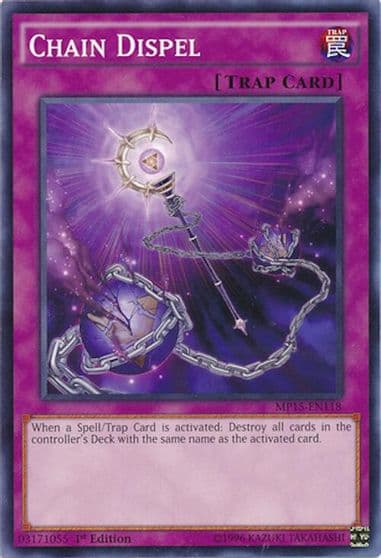 Chain Dispel 2015 Mega-Tins Mega Pack Yu-Gi-Oh! card