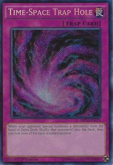 Time Space Trap Hole 2015 Mega-Tins Mega Pack Yu-Gi-Oh! card