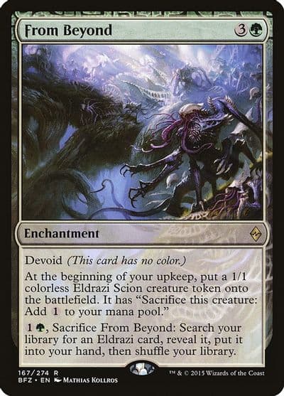 From Beyond Battle for Zendikar Magic card