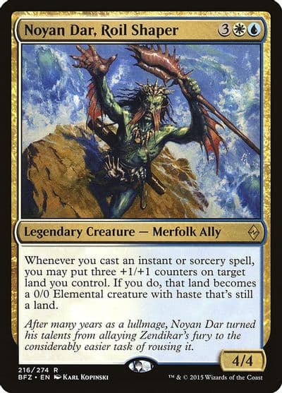 Noyan Dar Roil Shaper Battle for Zendikar Magic card