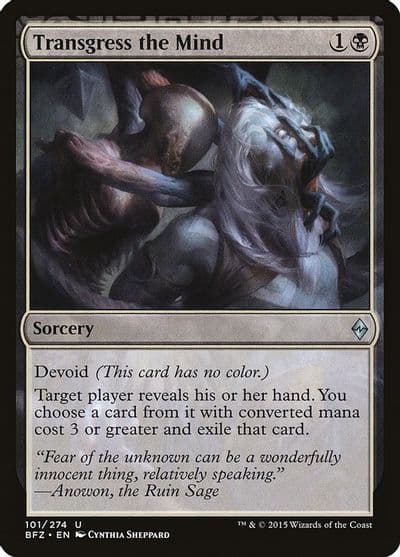 Transgress the Mind Battle for Zendikar Magic card