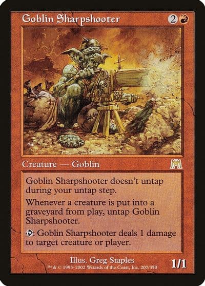 Goblin Sharpshooter Onslaught Magic card