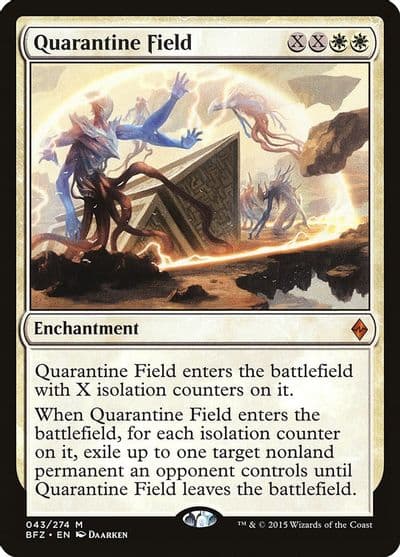 Quarantine Field Battle for Zendikar Magic card