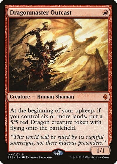 Dragonmaster Outcast Battle for Zendikar Magic card
