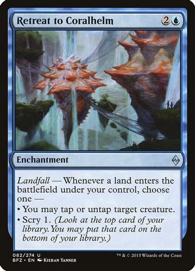 Retreat to Coralhelm Battle for Zendikar Magic card