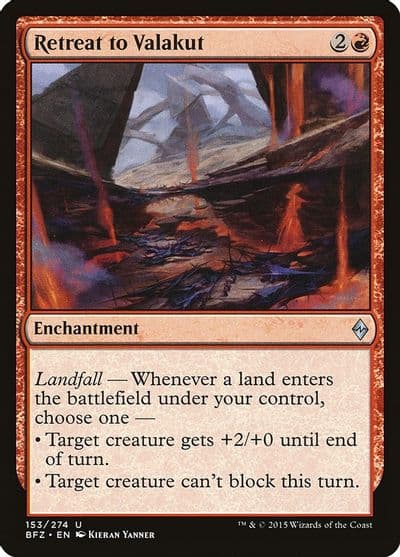 Retreat to Valakut Battle for Zendikar Magic card