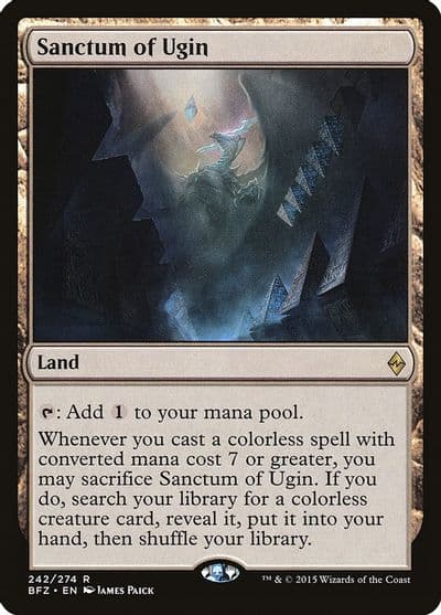 Sanctum of Ugin Battle for Zendikar Magic card