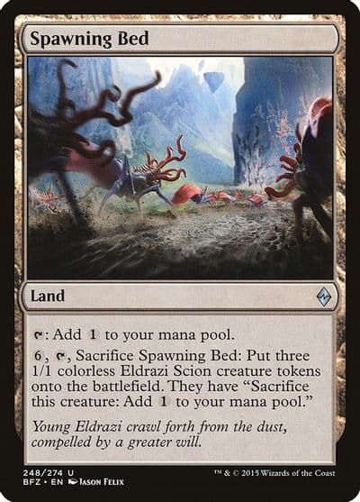 Spawning Bed Battle for Zendikar Magic card