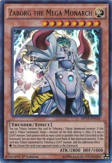 Zaborg the Mega Monarch 2015 Mega-Tins Mega Pack Yu-Gi-Oh! card