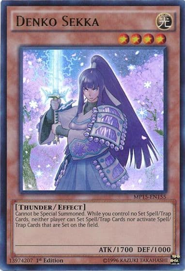 Denko Sekka 2015 Mega-Tins Mega Pack Yu-Gi-Oh! card