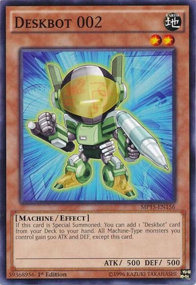 Deskbot 002 2015 Mega-Tins Mega Pack Yu-Gi-Oh! card
