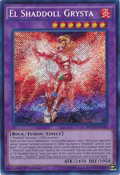 El Shaddoll Grysta 2015 Mega-Tins Mega Pack Yu-Gi-Oh! card