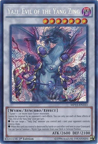 Yazi Evil of the Yang Zing 2015 Mega-Tins Mega Pack Yu-Gi-Oh! card