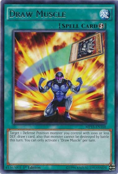 Draw Muscle 2015 Mega-Tins Mega Pack Yu-Gi-Oh! card
