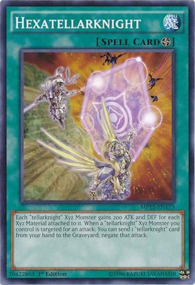 Hexatellarknight 2015 Mega-Tins Mega Pack Yu-Gi-Oh! card