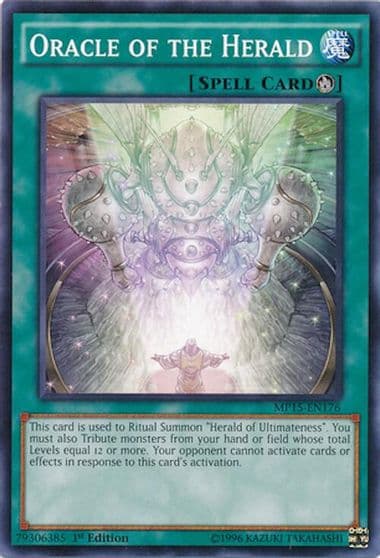 Oracle of the Herald 2015 Mega-Tins Mega Pack Yu-Gi-Oh! card