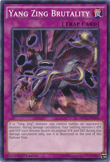 Yang Zing Brutality 2015 Mega-Tins Mega Pack Yu-Gi-Oh! card