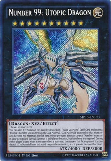 Number 99 Utopic Dragon 2015 Mega-Tins Mega Pack Yu-Gi-Oh! card