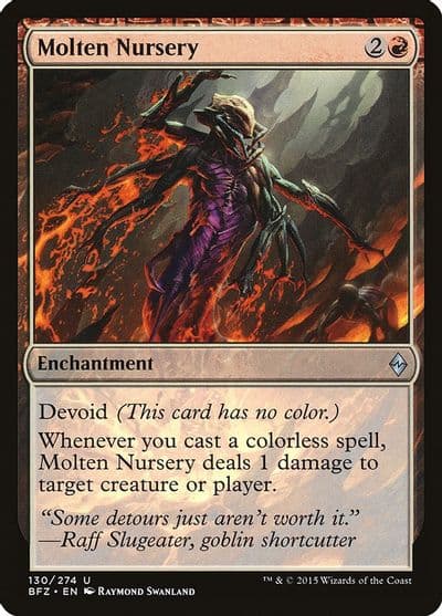 Molten Nursery Battle for Zendikar Magic card