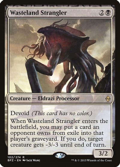 Wasteland Strangler Battle for Zendikar Magic card