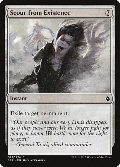 Scour from Existence Battle for Zendikar Magic card