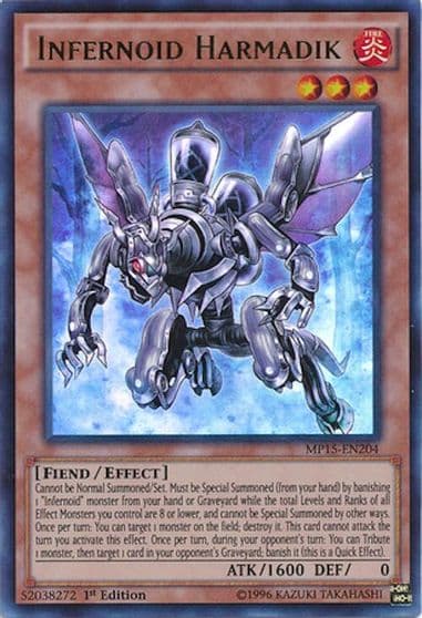 Infernoid Harmadik 2015 Mega-Tins Mega Pack Yu-Gi-Oh! card